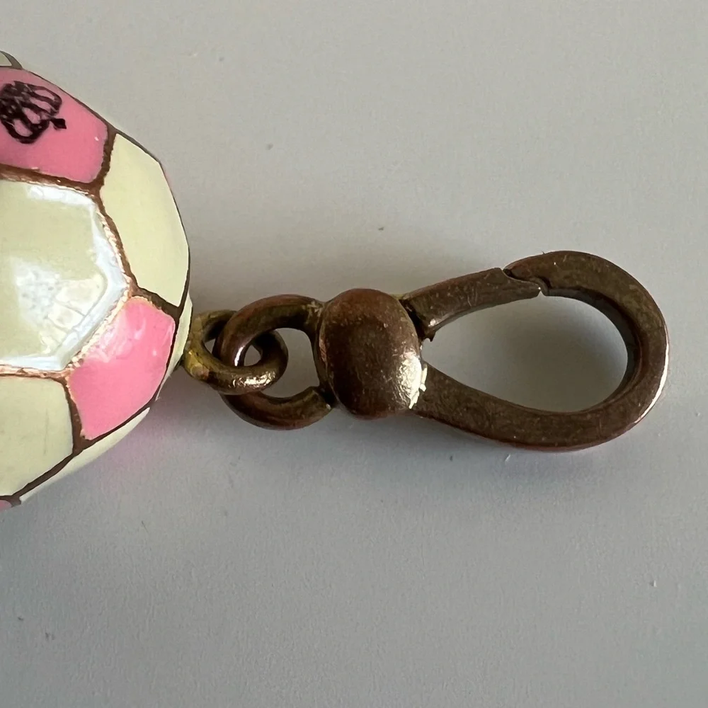 Juicy Couture Pink & Gold Soccer Charm - Picture 9 of 12